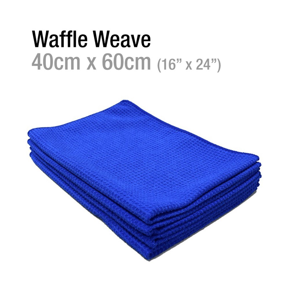 Standard Waffle Weave Microfibre Towel Pfeiffer Car Care   Standard Waffle Weave Microfibre Towel Pfeiffer Car Care 